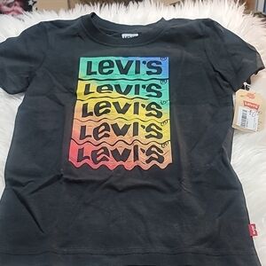 Levi's Kids Black Graphic T-Shirt